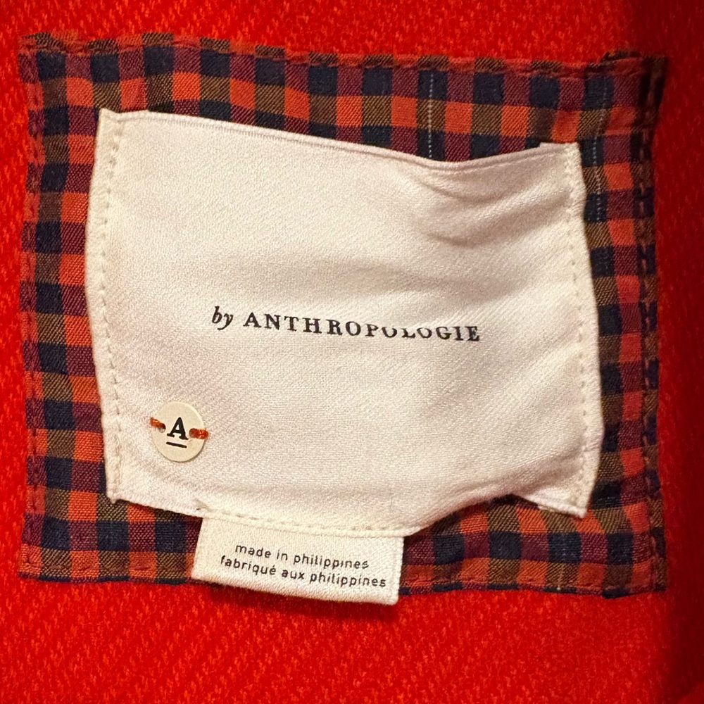 Anthropologie Red Blazer - Picture 4 of 7